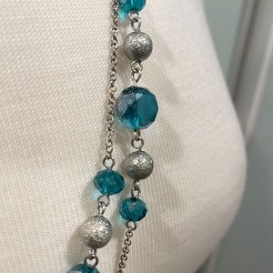Double Strand Beaded Necklace